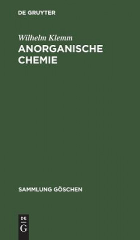 Carte Anorganische Chemie Wilhelm Klemm