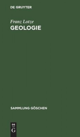 Книга Geologie Franz Lotze