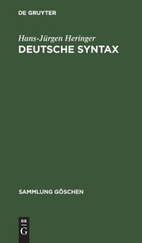 Könyv Deutsche Syntax Hans-Jürgen Heringer
