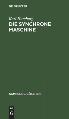 Knjiga synchrone Maschine Karl Humburg