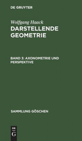 Knjiga Axonometrie und Perspektive Wolfgang Haack
