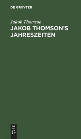 Carte Jakob Thomson's Jahreszeiten Jakob Thomson