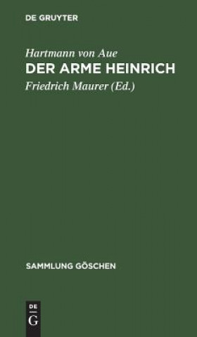 Book Der Arme Heinrich Hartmann Von Aue