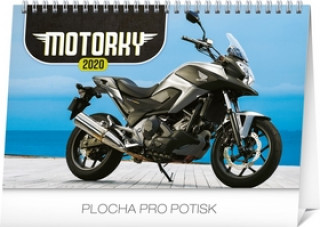 Kalendář/Diář Stolový kalendár Motorky 2020 