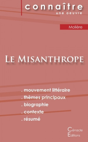 Carte Fiche de lecture Le Misanthrope de Moliere (Analyse litteraire de reference et resume complet) Moli?re