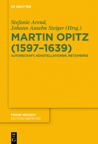 Kniha Martin Opitz (1597-1639) Stefanie Arend