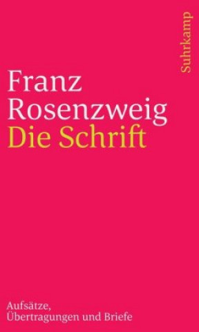 Carte Die Schrift Franz Rosenzweig