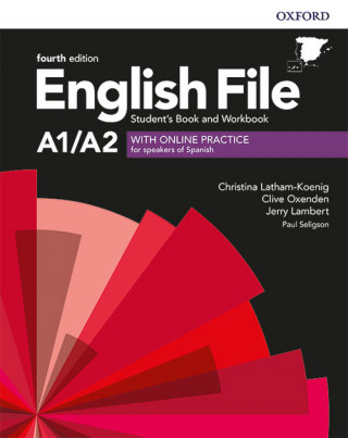 Carte ENGLISH FILE A1 A2 ELEMENTARY STUDENT S WORKBOOK KEY WITH ONLINE PRACTICE FOURTH LATHAN-KOENIG