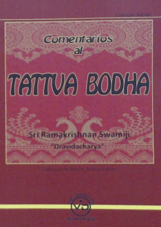 Kniha Comentarios Al Tattva Bodha SRI RAMAKRISHNAN SWAMIJI