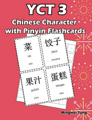 Kniha Yct 3 Chinese Character with Pinyin Flashcards: Standard Youth Chinese Test Level 3 Vocabulary Workbook for Kids (Version II) Mingmei Tung