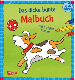 Book Das dicke bunte Malbuch mit lustigen Reimen Imke Sörensen