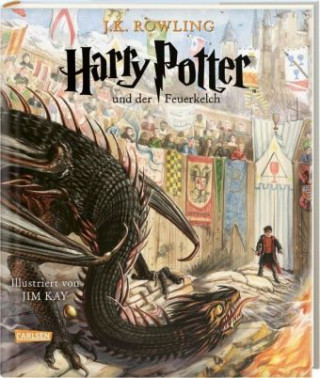 Könyv Harry Potter und der Feuerkelch (farbig illustrierte Schmuckausgabe) (Harry Potter 4) Joanne Rowling