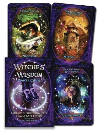 Materiale tipărite Witches' Wisdom Oracle Cards Barbara Meiklejohn-Free