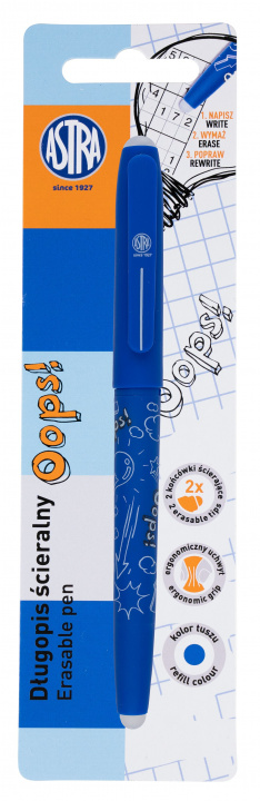 Papírenské zboží Długopis wymazywalny Zenith OPSS niebieski 