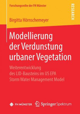 Könyv Modellierung Der Verdunstung Urbaner Vegetation Birgitta Hörnschemeyer