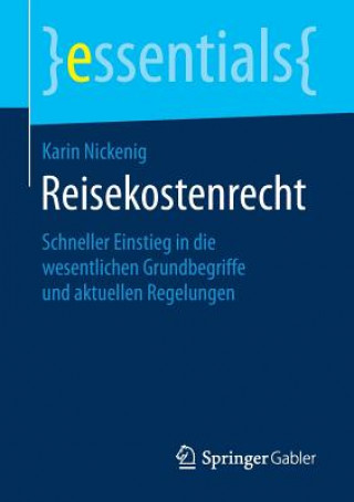Kniha Reisekostenrecht Karin Nickenig