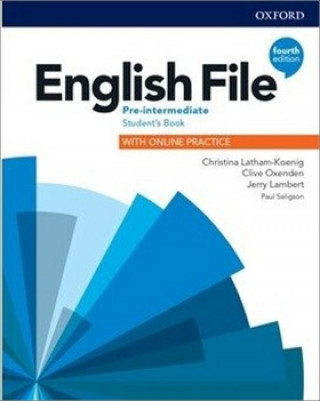 Kniha English File Fourth Edition Pre-Intermediate  (Czech Edition) Clive Oxenden