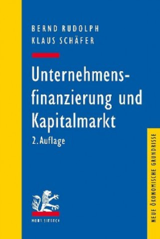 Kniha Unternehmensfinanzierung und Kapitalmarkt Bernd Rudolph