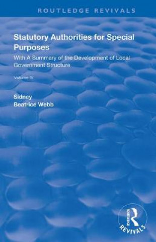 Buch Statutory Authorities for Special Purposes WEBB