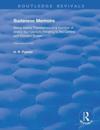 Kniha Sudanese Memoirs PALMER