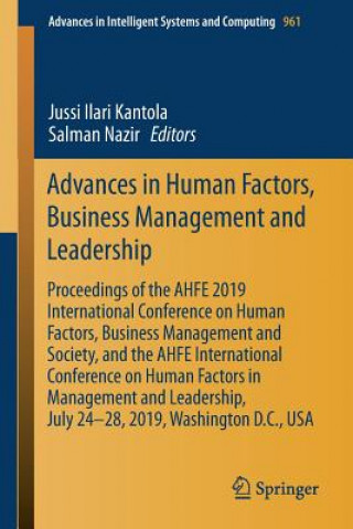 Kniha Advances in Human Factors, Business Management and Leadership Jussi Ilari Kantola