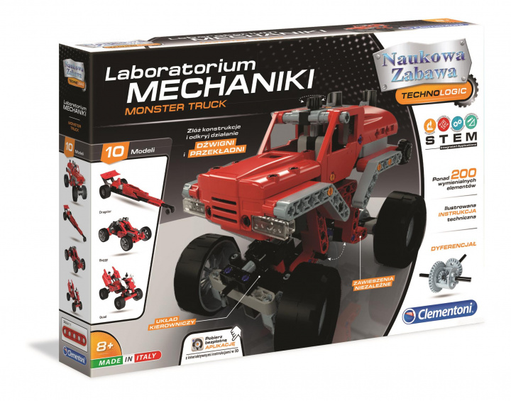 Játék Laboratorium Mechaniki Monster Truck 