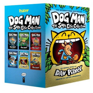 Książka Dog Man 1-6: The Supa Epic Collection: From the Creator of Captain Underpants Dav Pilkey