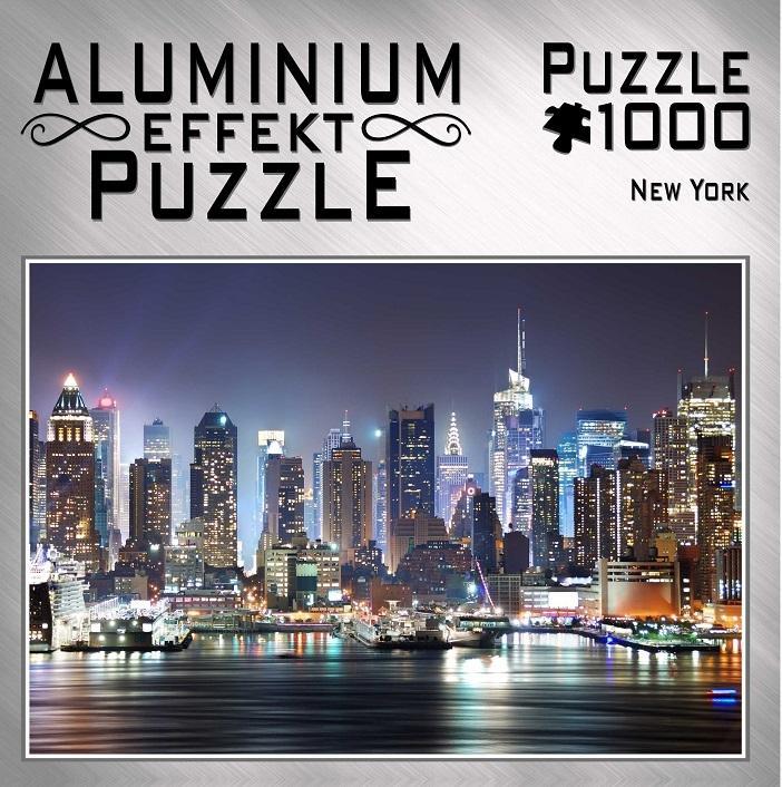 Hra/Hračka Aluminium Effekt Puzzle Motiv: New York 1.000 Teile I. M.