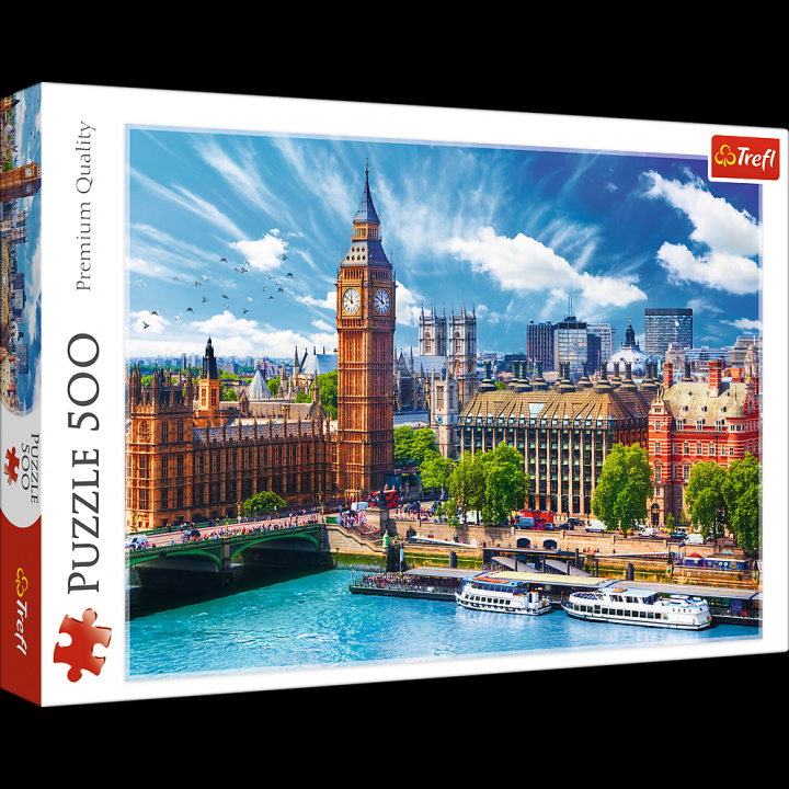 Hra/Hračka Puzzle Słoneczny Londyn 500 