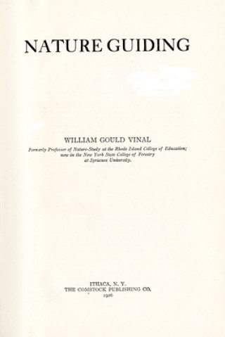 Libro Nature Guiding William Gould Vinal