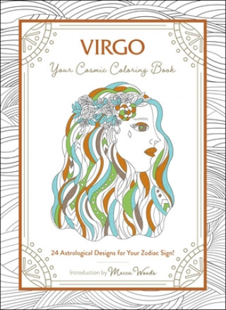 Könyv Virgo: Your Cosmic Coloring Book Adams Media