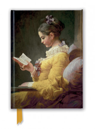 Calendar / Agendă Jean-Honore Fragonard: Young Girl Reading (Foiled Journal) Flame Tree Studio