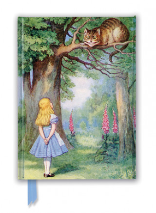 Календар/тефтер John Tenniel: Alice and the Cheshire Cat (Foiled Journal) Flame Tree Studio