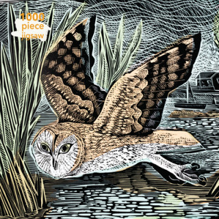 Gra/Zabawka Adult Jigsaw Puzzle Angela Harding: Marsh Owl Flame Tree Studio
