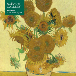Játék Adult Jigsaw Puzzle National Gallery: Vincent Van Gogh, Sunflowers Flame Tree Studio
