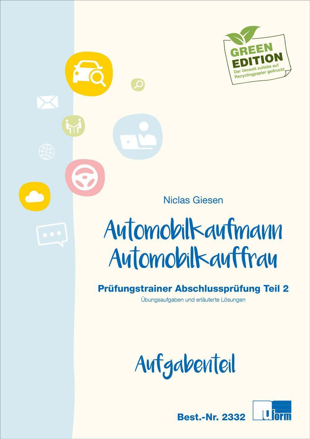 Kniha Automobilkaufmann/Automobilkauffrau (AO 2017) Niclas Giesen