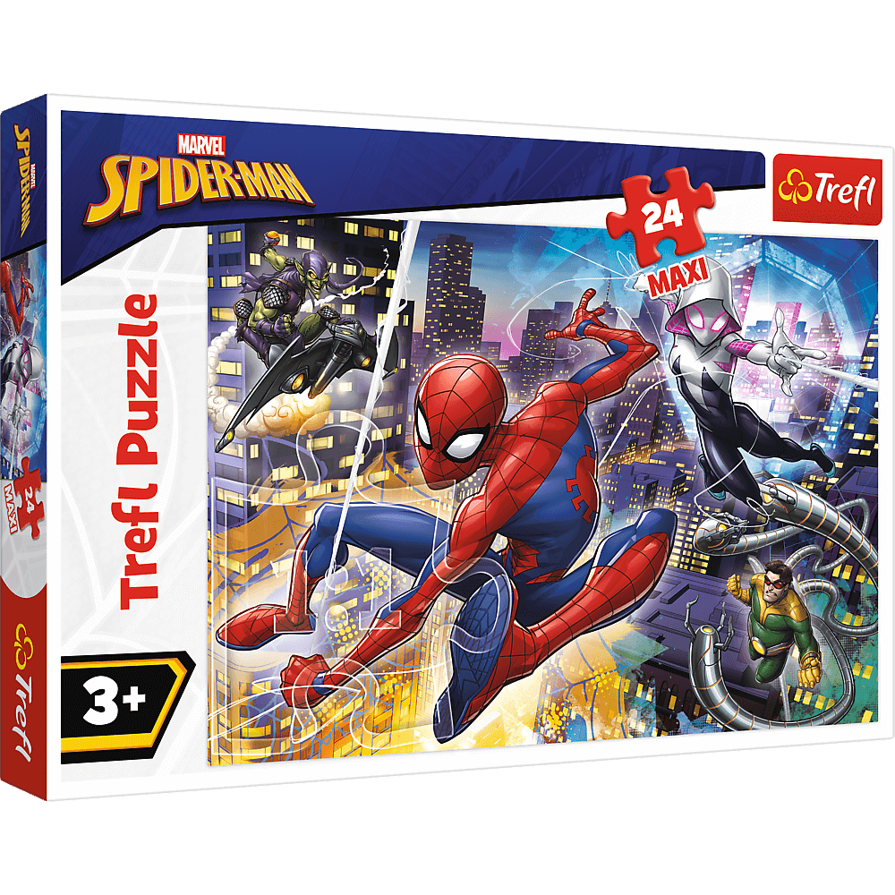 Játék Puzzle Maxi Nieustraszony Spider-Man 24 
