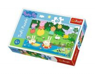 Hra/Hračka Puzzle Prasátko Peppa u rybníka 