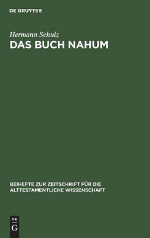 Kniha Das Buch Nahum Hermann Schulz
