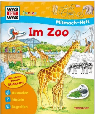 Книга WAS IST WAS Junior Mitmach-Heft Zoo Tatjana Marti