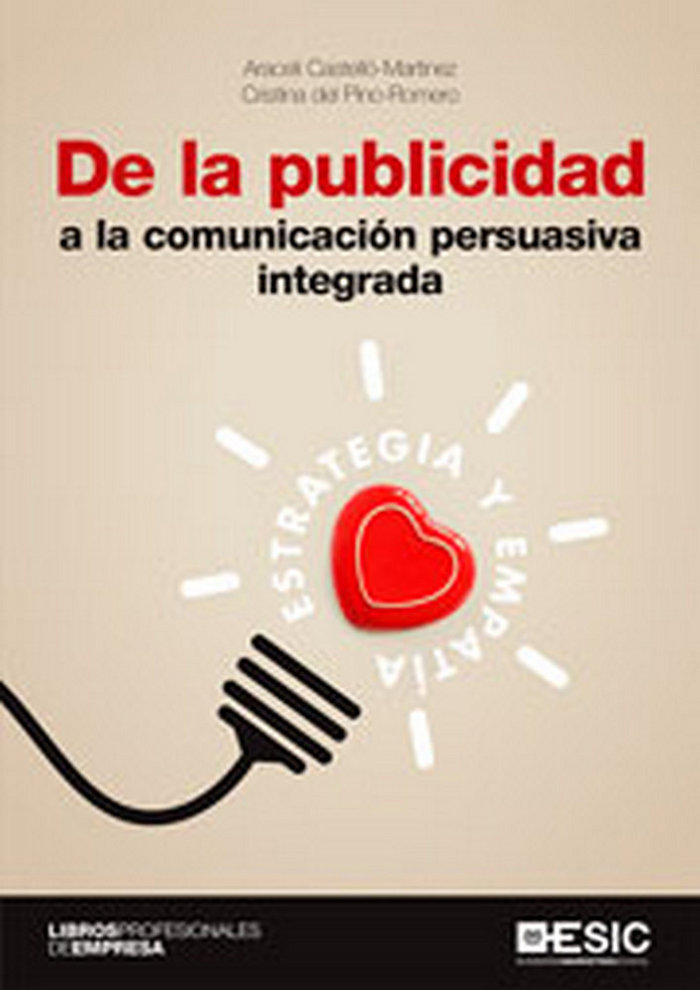 Kniha DE LA PUBLICIDAD A LA COMUNICACIÓN PERSUASIVA INTEGRADA ARACELI CASTELLO-MARTINEZ