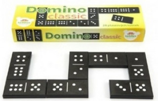 Hra/Hračka Domino Classic společenská hra plast v krabičce 