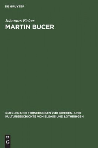 Carte Martin Bucer Johannes Ficker