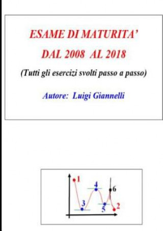 Kniha ESAME DI MATURITA' DAL 2008 AL 2018 (Tutti gli esercizi svolti passo a passo Luigi Giannelli