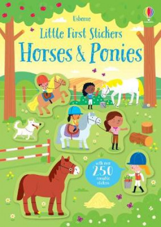 Книга Little First Stickers Horses and Ponies Kirsteen Robson