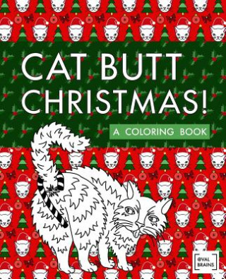Carte Cat Butt Christmas Val Brains