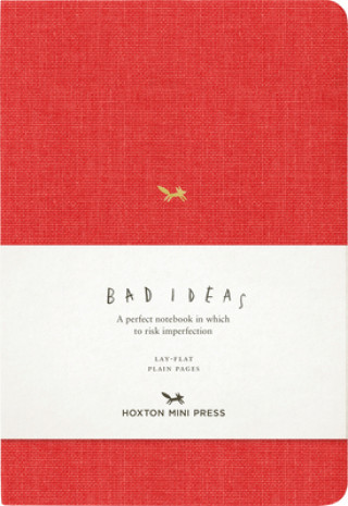 Kalendář/Diář Notebook For Bad Ideas - Red/plain Hoxton Mini Press