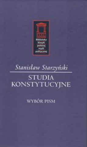 Book Studia konstytucyjne Starzyński Stanisław