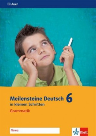 Knjiga Meilensteine Deutsch in kleinen Schritten 6. Grammatik. Arbeitsheft Klasse 6. Ausgabe ab 2016 