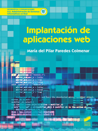 Könyv IMPLANTACIÓN DE APLICACIONES WEB 2019 MARIA DEL PILAR PAREDES COLMENAR
